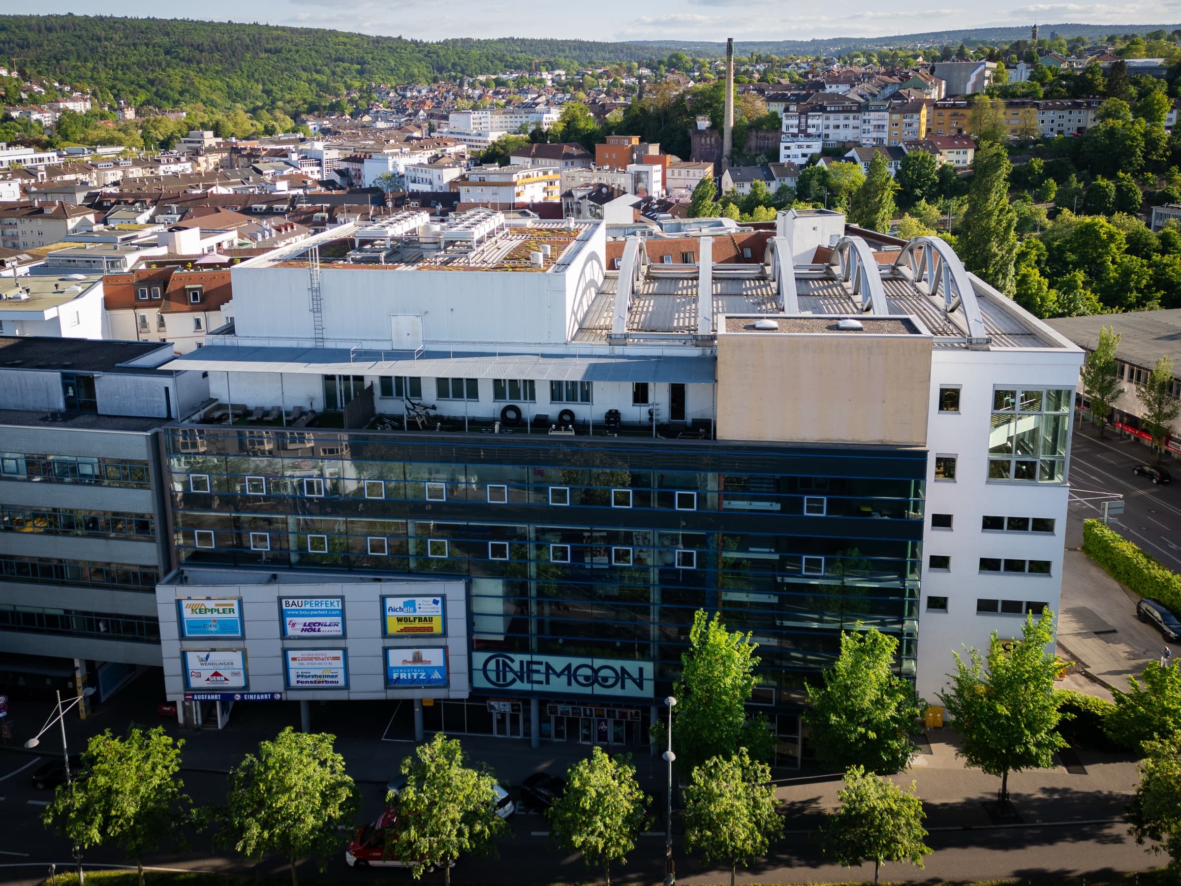 The building from the air